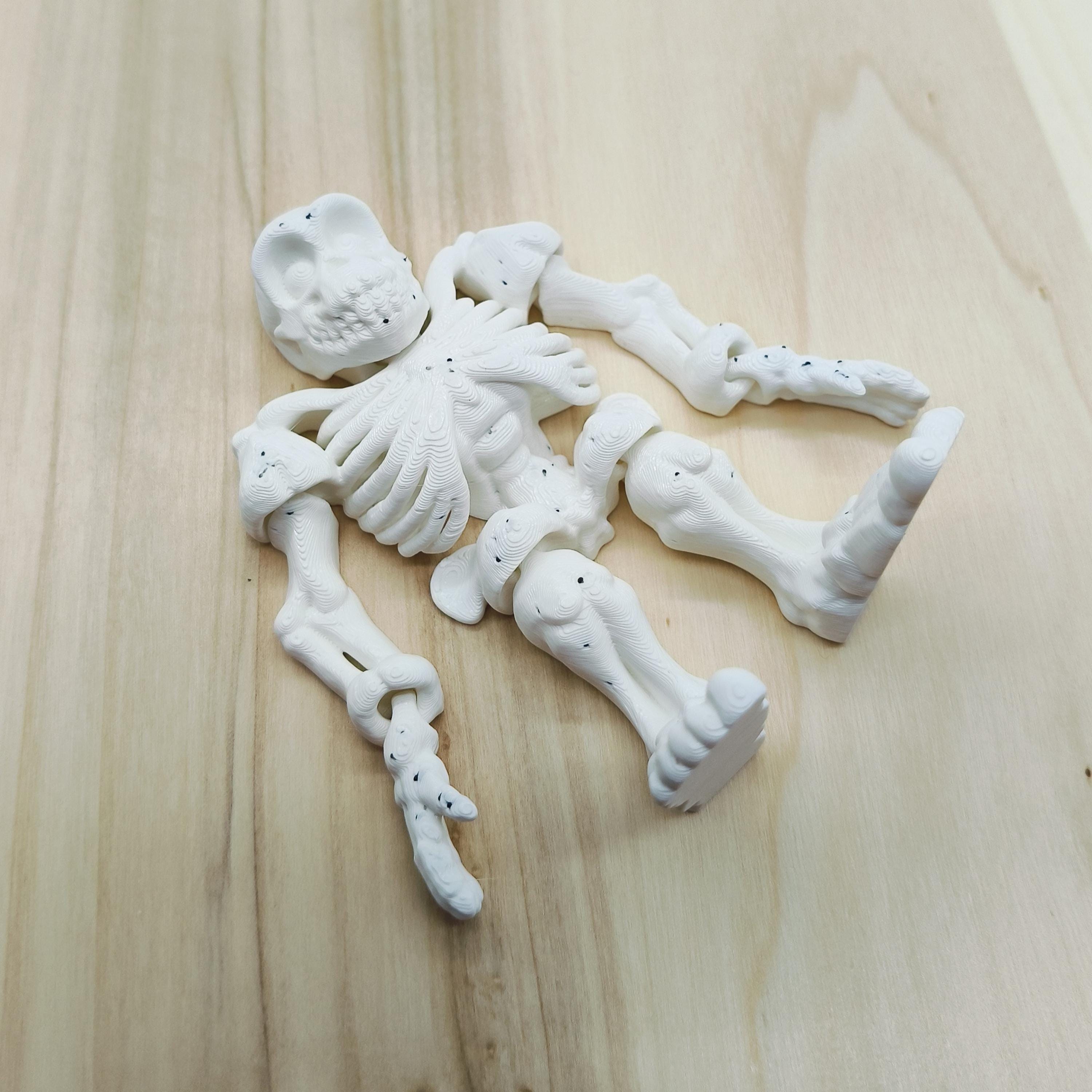 Bigfoot Skeleton Figurine – Unique Halloween Decor, Spooky Sasquatch Toy for Collectors and Cryptid Fans